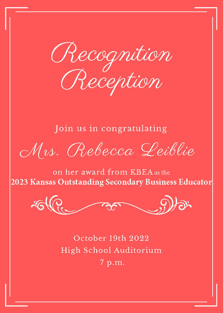 Recognition Reception